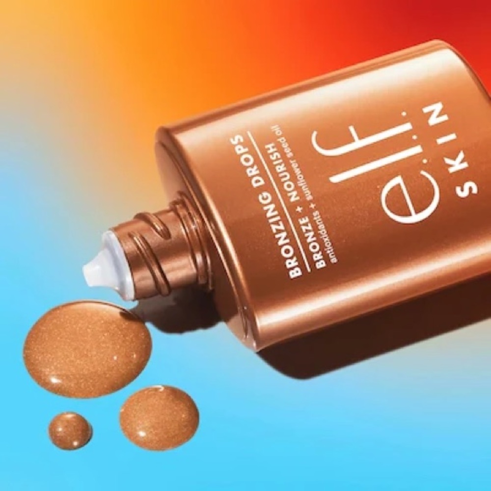 Elf Skin Bronzing Drops Bronzing Serum in Bronze 3 Copper Gold Tinted Serum - Picture 3 of 9